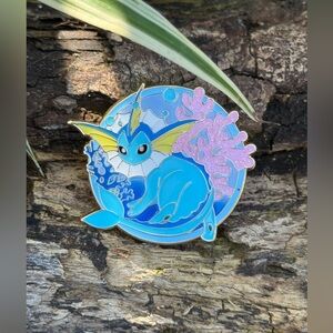 Vaporeon Pokemon Eevee Evolutions Enamel Pin